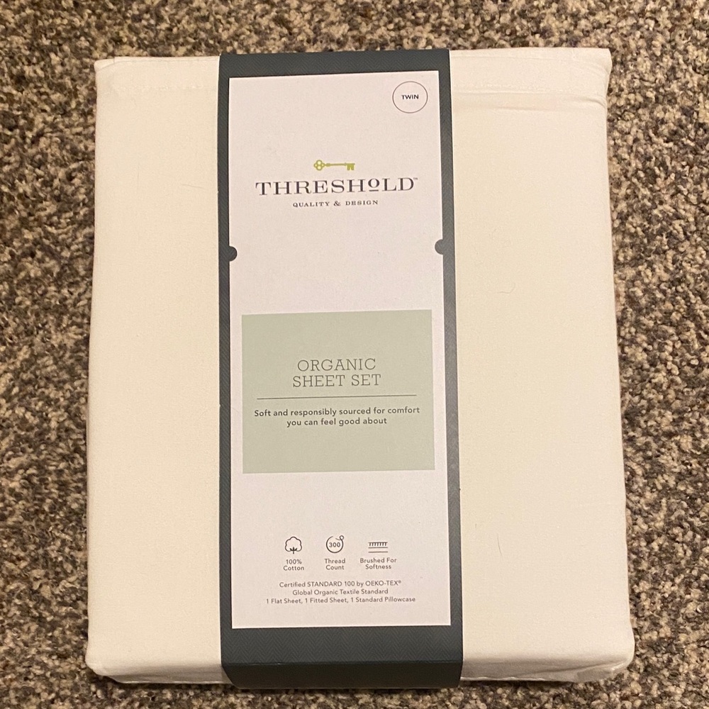 Threshold Organic Sheet Set - Cream